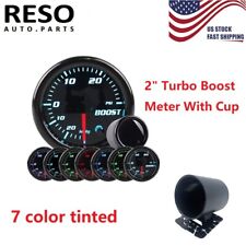 Medidor de impulso turbo aspirador de pressão 7 cores colorido 0-30 PSI 2" 52mm com copo comprar usado  Enviando para Brazil