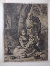 Goltzius sacra famiglia usato  Roma