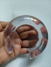Bracelete de punho de resina transparente grande bracelete enorme joia boêmia para pulso largo comprar usado  Enviando para Brazil