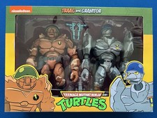 NECA Teenage Mutant Ninja Turtles TMNT Traag and Granitor Figurka 2-pak - NOWA na sprzedaż  Wysyłka do Poland