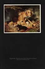 Jagdhunde kunstdruck 1936 gebraucht kaufen  Waldburg