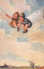 Postcard fantasy children d'occasion  Expédié en Belgium
