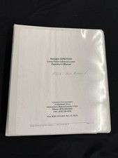 Manual do operador a laser infravermelho de pulso longo Apogee 6200/9300, usado comprar usado  Enviando para Brazil