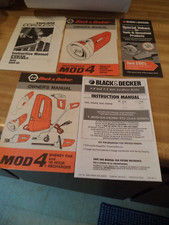 CATRACA ELÉTRICA BLACK&DECKER 9050 9050-02, BROCAS 6.0 & 7.2 VOLTS MOD 4 MANUAIS comprar usado  Enviando para Brazil