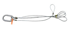 Corda de fio LiftAll Cable Sling, 4,3 pés 9,59 mm corda 28,59 mm OD olho 10 x 6" olho comprar usado  Enviando para Brazil