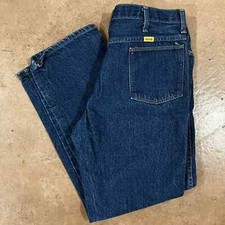 Usado, Jeans jeans vintage Rustler amarelo patch lavagem escura comprar usado  Enviando para Brazil