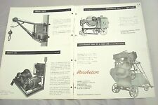 1958 depliant rossbeton usato  Biella