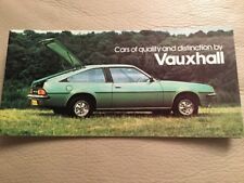 Vauxhall car brochure for sale Vauxhall car brochure for sale  COLCHESTER