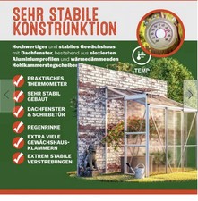 Gewächshaus anlehngewächshau gebraucht kaufen  Trostberg