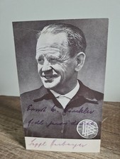 Autogramm sepp herberger gebraucht kaufen  Dortmund