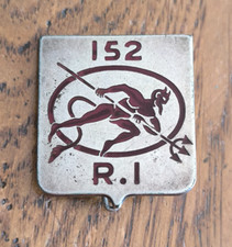 Insigne 152 régiment d'occasion  Saint-Pierre-d'Oléron