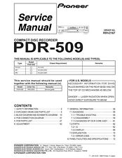 Manuel service pioneer d'occasion  Expédié en France