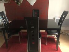 Table manger noir d'occasion  Charenton-le-Pont