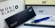 Caneta esferográfica premium Mont blanc Star walker solitário tinta preta azul e prata corpo comprar usado  Enviando para Brazil