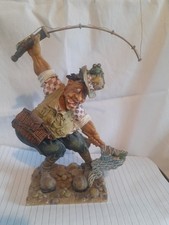 Resin fisherman sculpture for sale  NOTTINGHAM