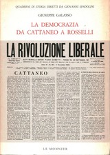 Democrazia cattaneo rosselli usato  Cambiago