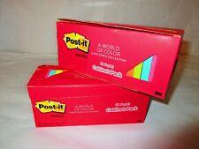(2) Caixas Coloridas Post-it Notes 3"x3" Coleção Cidade do Cabo 18 almofadas/100 folhas  comprar usado  Enviando para Brazil