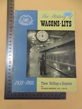 History wagons lits for sale  COLCHESTER