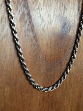 Corrente de corda italiana prata esterlina corte diamante 22 1/4” polegadas comprar usado  Enviando para Brazil