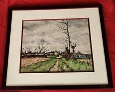 Superbe aquarelle pierre d'occasion  Vic-sur-Aisne