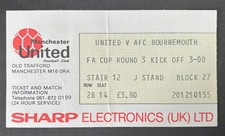 Manchester united bournemouth for sale  MANCHESTER