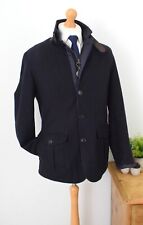 Barbour navy wool for sale  NORTHAMPTON