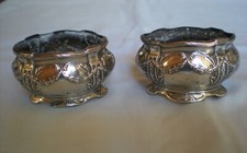 Paire salieres argent d'occasion  Arthez-de-Béarn