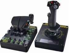 Joystick Saitek Pro Flight X-55 Rhino grau 'bom' usado comprar usado Joystick Saitek Pro Flight X-55 Rhino grau 'bom' usado comprar usado  Enviando para Brazil
