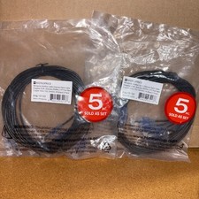 Usado, Cabo Patch Ethernet SlimRun Cat6A Rede RJ45 Encalhado UTP 30AWG 5 pés 10 Cabos comprar usado  Enviando para Brazil