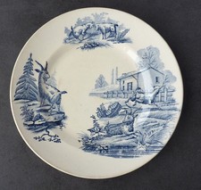 Assiette plate faïence d'occasion  Moosch