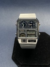 Usado, Vintage Citizen 8982-085019 Ana-Digi Temp Relógio de Aço Inoxidável - LEIA DESC. comprar usado  Enviando para Brazil