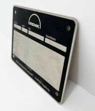 Maschinenschild renk typenschi gebraucht kaufen  Velbert