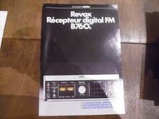 Catalogue revox récepteur d'occasion  Beaumetz-lès-Loges