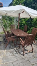 Gartenmöbel set holz gebraucht kaufen  Schwalbach