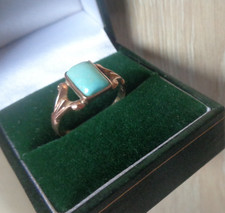 Rose gold turquoise for sale  MANCHESTER