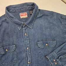 Wrangler denim shirt for sale  Joliet