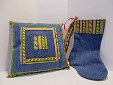 Christmas stocking denim for sale  Pueblo
