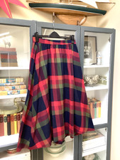 Plaid tartan skirt for sale  NORWICH