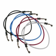 Tubo de aço inoxidável linha mangueira óleo embreagem freio trançado motocicleta 50cm-120cm comprar usado  Enviando para Brazil