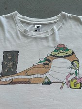 Camiseta Vintage Super Marios Bros Star Wars Bowser Jabba The Hutt Tamanho G Luigi comprar usado  Enviando para Brazil