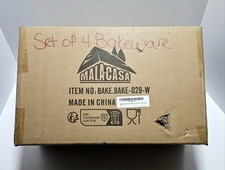  Caçarola MALACASA para forno, assadeiras de porcelana, assadeiras de cerâmica P comprar usado  Enviando para Brazil
