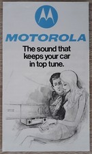 Motorola car audio for sale  BOURNE