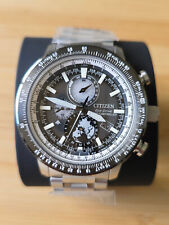 Relógio masculino Citizen Promaster Geo Trekker mostrador cinza hora mundial BY3006-53H comprar usado  Enviando para Brazil