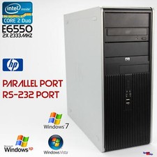HP COMPAQ  dc7800 COMPUTER PC WINDOWS XP 7 CORE 2 DUO E6550 RS-232 PARALLEL PORT comprar usado  Enviando para Brazil
