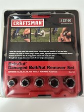 Usado, Conjunto extrator removedor de parafuso/porca danificado SEARS Craftsman USA NOS 9 52160 comprar usado  Enviando para Brazil