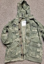 Jaqueta Masculina Abercrombie & Fitch Noonmark Camuflagem Campo Militar Pesada Extra Grande comprar usado  Enviando para Brazil