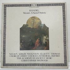 Handel messiah christopher for sale  UK