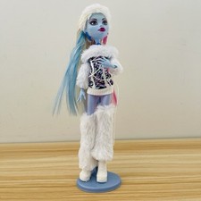 Bonecas Monster High Abbey Bominable Signature First Wave 2008 OG boneca com suporte, usado comprar usado  Enviando para Brazil