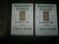 Wiesn marken stück gebraucht kaufen  Wolfratshausen