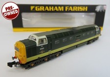 N Gauge Farish 371-289 Class 55 D9001 St Paddy BR Two Tone Green Loco Weathered for sale  GOOLE